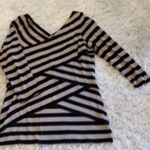 Black/tan top